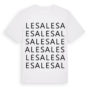 Lesa ordlek t-shirt – ekologisk bomull t-shirt från Pinshirt