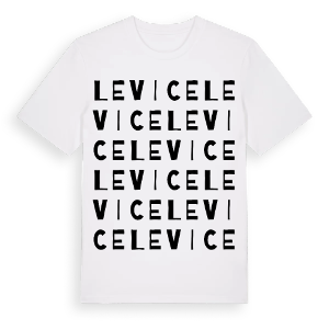 Levice ordlek t-shirt – ekologisk bomull t-shirt från Pinshirt