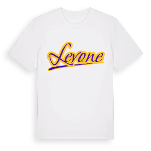 Levone baseball t-shirt – ekologisk bomull t-shirt från Pinshirt