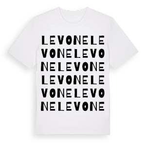 Levone ordlek t-shirt – ekologisk bomull t-shirt från Pinshirt