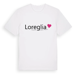 Loreglia hjärta t-shirt – ekologisk bomull t-shirt från Pinshirt