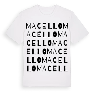 Macello ordlek t-shirt – ekologisk bomull t-shirt från Pinshirt