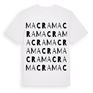 Macra ordlek t-shirt – ekologisk bomull t-shirt från Pinshirt