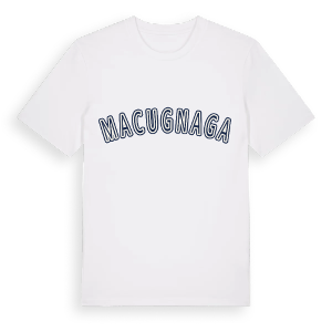 Macugnaga college t-shirt – ekologisk bomull t-shirt från Pinshirt