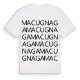 Macugnaga ordlek t-shirt