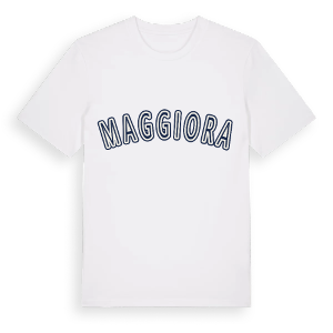 Maggiora college t-shirt – ekologisk bomull t-shirt från Pinshirt