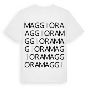 Maggiora ordlek t-shirt – ekologisk bomull t-shirt från Pinshirt