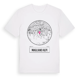 Magliano Alpi t-shirt – ekologisk bomull t-shirt från Pinshirt