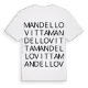 Mandello Vitta ordlek t-shirt