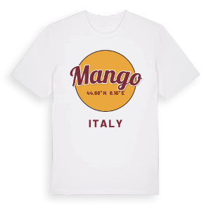 Mango cirkel t-shirt – ekologisk bomull t-shirt från Pinshirt