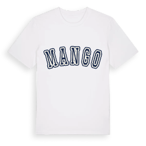 Mango college t-shirt – ekologisk bomull t-shirt från Pinshirt
