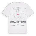 Marano Ticino karta t-shirt
