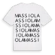 Massiola ordlek t-shirt