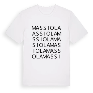 Massiola ordlek t-shirt – ekologisk bomull t-shirt från Pinshirt