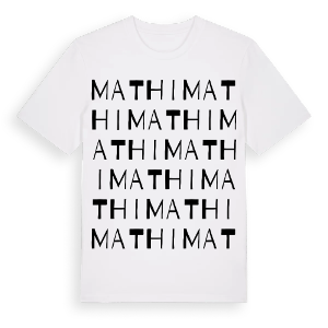 Mathi ordlek t-shirt – ekologisk bomull t-shirt från Pinshirt