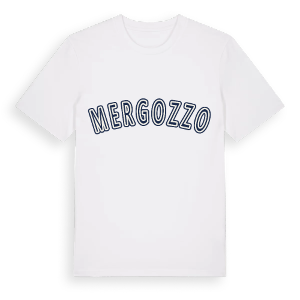 Mergozzo college t-shirt – ekologisk bomull t-shirt från Pinshirt