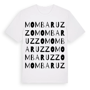 Mombaruzzo ordlek t-shirt – ekologisk bomull t-shirt från Pinshirt