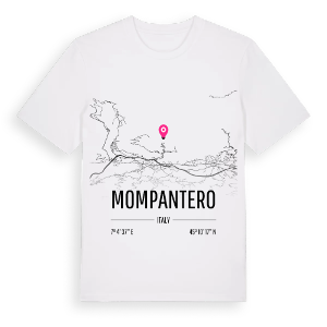 Mompantero karta t-shirt – ekologisk bomull t-shirt från Pinshirt