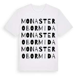 Monastero Bormida ordlek t-shirt – ekologisk bomull t-shirt från Pinshirt