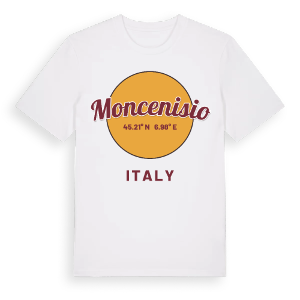 Moncenisio cirkel t-shirt – ekologisk bomull t-shirt från Pinshirt