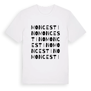 Moncestino ordlek t-shirt – ekologisk bomull t-shirt från Pinshirt