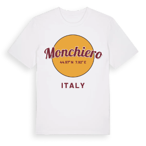 Monchiero cirkel t-shirt – ekologisk bomull t-shirt från Pinshirt