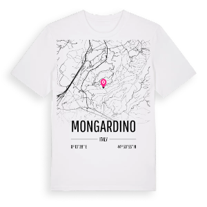 Mongardino karta t-shirt – ekologisk bomull t-shirt från Pinshirt