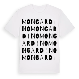 Mongardino ordlek t-shirt – ekologisk bomull t-shirt från Pinshirt
