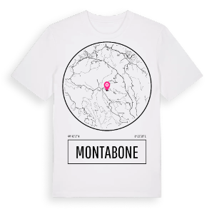 Montabone t-shirt – ekologisk bomull t-shirt från Pinshirt