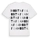 Montafia ordlek t-shirt