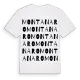 Montanaro ordlek t-shirt