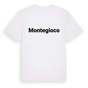 Montegioco fetstil t-shirt – ekologisk bomull t-shirt från Pinshirt