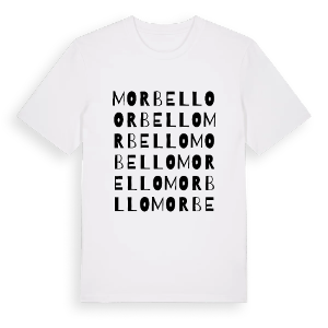 Morbello ordlek t-shirt – ekologisk bomull t-shirt från Pinshirt