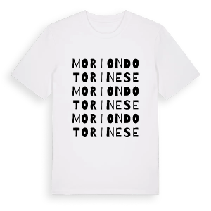 Moriondo Torinese ordlek t-shirt – ekologisk bomull t-shirt från Pinshirt