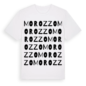 Morozzo ordlek t-shirt – ekologisk bomull t-shirt från Pinshirt
