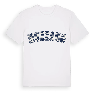 Muzzano college t-shirt – ekologisk bomull t-shirt från Pinshirt