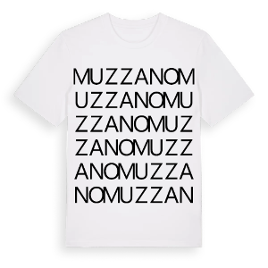 Muzzano ordlek t-shirt – ekologisk bomull t-shirt från Pinshirt