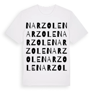 Narzole ordlek t-shirt – ekologisk bomull t-shirt från Pinshirt