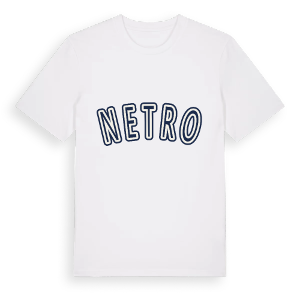 Netro college t-shirt – ekologisk bomull t-shirt från Pinshirt