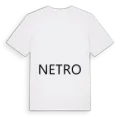 Jag älskar Netro t-shirt stort tryck