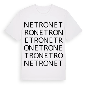 Netro ordlek t-shirt – ekologisk bomull t-shirt från Pinshirt