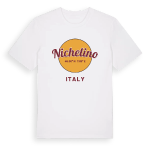 Nichelino cirkel t-shirt – ekologisk bomull t-shirt från Pinshirt