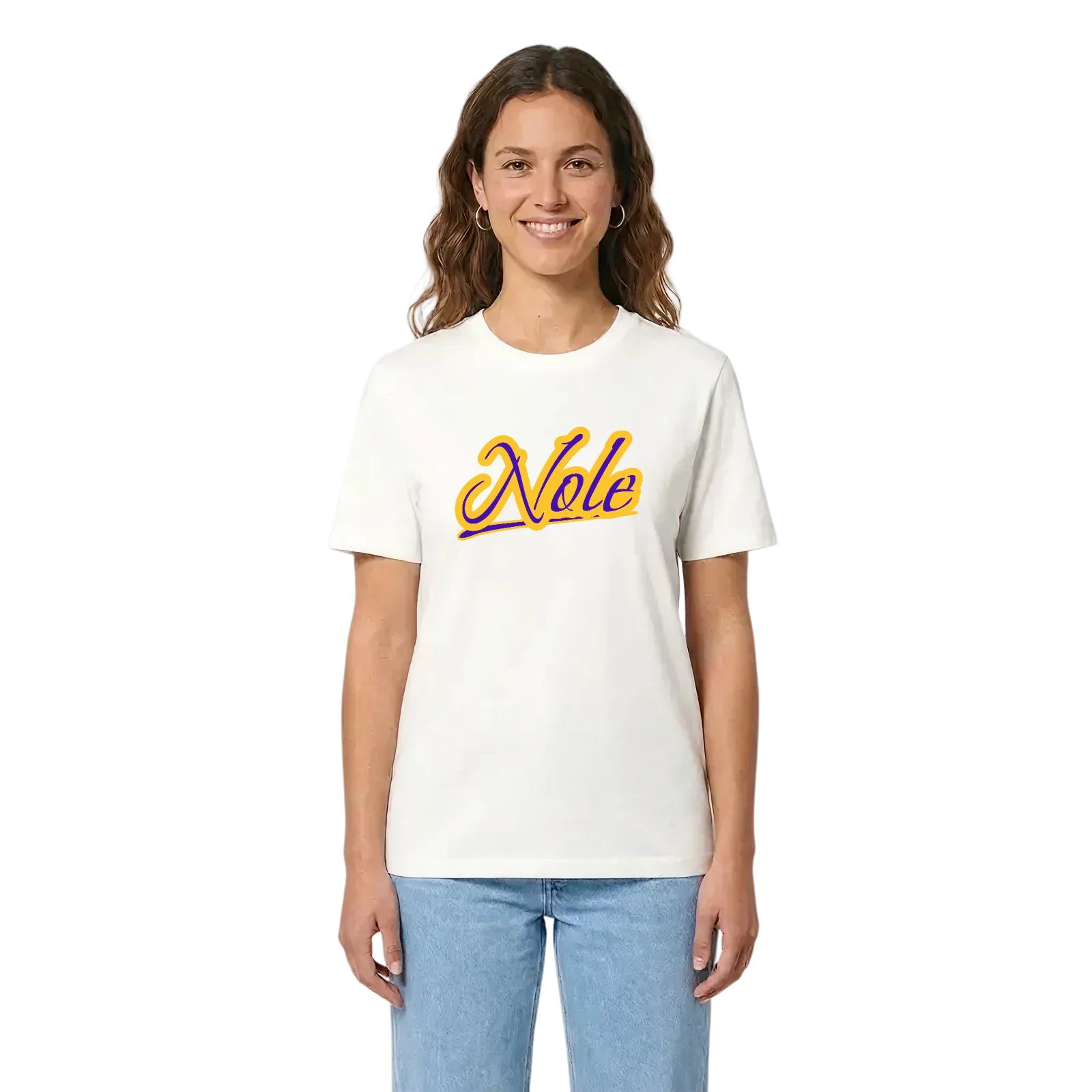 Nole baseball t-shirt – White, i miljö