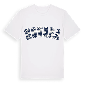 Novara college t-shirt – ekologisk bomull t-shirt från Pinshirt