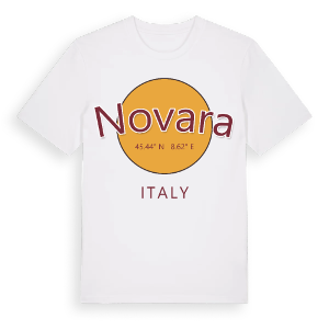 Novara cirkel t-shirt – ekologisk bomull t-shirt från Pinshirt