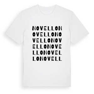 Novello ordlek t-shirt – ekologisk bomull t-shirt från Pinshirt