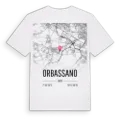Orbassano karta t-shirt