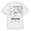 Orbassano karta t-shirt