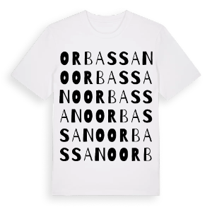 Orbassano ordlek t-shirt – ekologisk bomull t-shirt från Pinshirt