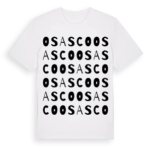 Osasco ordlek t-shirt – ekologisk bomull t-shirt från Pinshirt